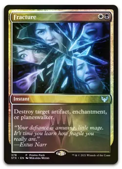 Fracture #378 (Foil) (LP) Strixhaven PPSTX Magic MTG - Image 1