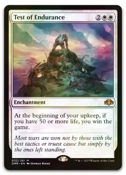 Test of Endurance #32 (Foil) (NM) Dominaria Remastered DMR Magic MTG - Image 1