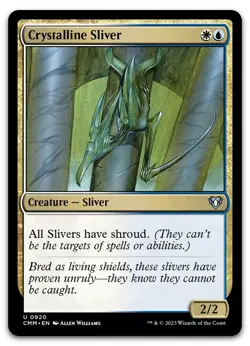 Crystalline Sliver #920 (NM) Commander Masters CMM Magic MTG - Image 1
