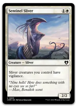 Sentinel Sliver #835 (NM) Commander Masters CMM Magic MTG - Image 1
