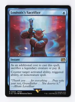 Louisoix's Sacrifice 0059 (R) MTG FINAL FANTASY (FIN) - Image 1