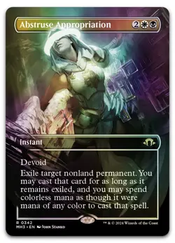 Abstruse Appropriation (Borderless) #342 (Foil) NM Modern Horizons 3 Magic MTG - Image 1