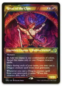 Rivaz of the Claw (Showcase) #314 (Foil) (NM) Dominaria United DMU Magic MTG - Image 1
