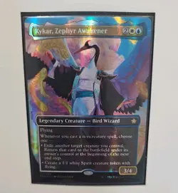 Kykar, Zephyr Awakener (Borderless) (Mana Foil) Foundations Foil - Image 1