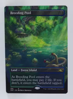 Magic the Gathering Unfinity #286 Breeding Pool - Image 5