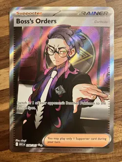 Boss’s Orders 256/217 Ultra Rare Full Art Pokemon TCG Ascended Heroes ASC NM - Image 1