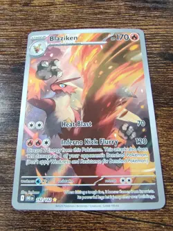 Blaziken 192/182 Pokemon SV Destined Rivals IR Illustration Rare MINT - Image 1