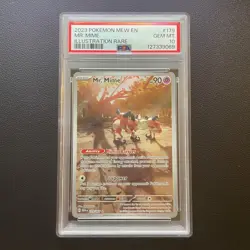 Pokemon TCG - SV3.5 151 - Illustration Rare Mr. Mime 179/165 - PSA 10 - Image 1