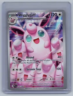 Wigglytuff 105/094 Illustration Rare Phantasmal Flames Pokemon Near Mint - Image 1