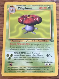 Pokemon TCG Vileplume 31/64 Jungle Unlimited - Image 1