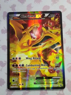 Pokemon TCG Pokemon Charizard ex XY121 Promo Holo HP/DMG - Image 1