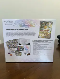 Pokemon Center Prismatic Evolutions Elite Trainer Box ETB Factory SEALED - Image 3