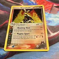 Pokemon Team Magma's Houndoom 10/95 EX Team Magma vs. Aqua Holo Rare 70 HP - Image 2