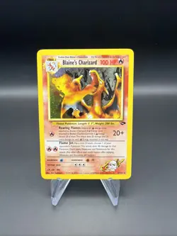 Blaine's Charizard - Holo - 2/132 Gym Challenge - Pokemon TCG - 2000 - Image 1