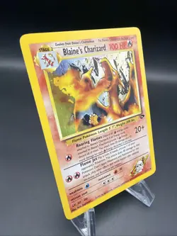 Blaine's Charizard - Holo - 2/132 Gym Challenge - Pokemon TCG - 2000 - Image 2