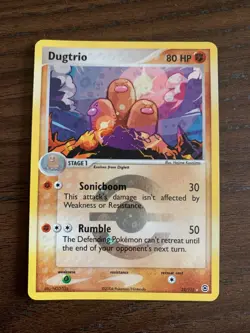 Dugtrio - 22/112 - Pokemon Ex FireRed LeafGreen Reverse Holo LP - Image 1