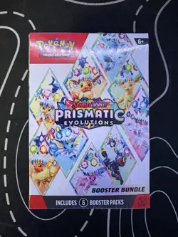 Pokemon Prismatic Evolutions Booster Bundle 6 Packs Eevee & Evolutions - Image 1