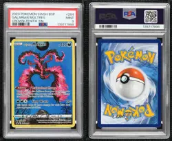 Galarian Moltres Pokemon Sword & Shield Black Star Promo PSA 9 MINT - Image 3