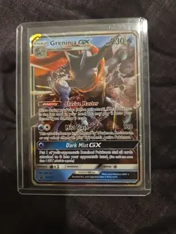 Pokemon TCG Greninja GX SM197 Holo Ultra Rare Black Star Promo NM-MT - Image 1