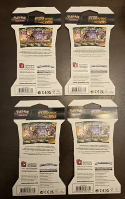 Pokemon Evolving Skies New Sealed Sleeved Blister Booster x4 Packs PLEASE READ - Image 2