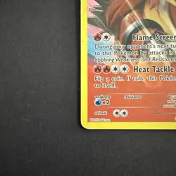 2015 Pokemon Entei 15/98 Holo Rare XY Ancient Origins LP Flame Screen Heat Tackl - Image 2