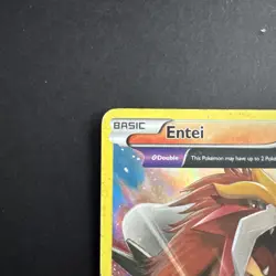 2015 Pokemon Entei 15/98 Holo Rare XY Ancient Origins LP Flame Screen Heat Tackl - Image 3