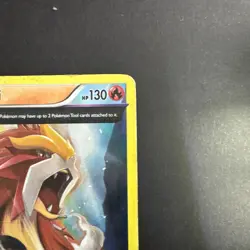 2015 Pokemon Entei 15/98 Holo Rare XY Ancient Origins LP Flame Screen Heat Tackl - Image 4