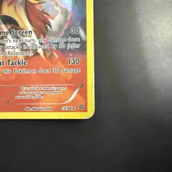 2015 Pokemon Entei 15/98 Holo Rare XY Ancient Origins LP Flame Screen Heat Tackl - Image 5