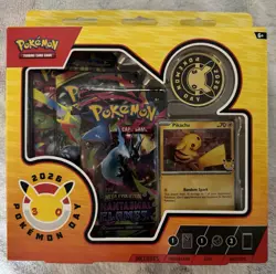 Pokemon Day 2026 Sealed Collection Box Pikachu Promo & Booster Packs English - Image 1