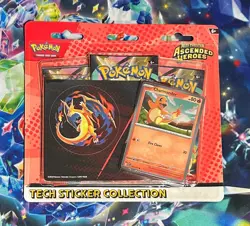 Pokemon Ascended Heroes Tech Sticker Collection Charmander (Factory Sealed) - Image 1