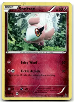 Spritzee 67/106 XY - Flashfire Common Reverse Holo Pokemon TCG MP - Image 1