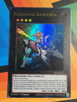 Exosister Kaspitell - MP23-EN257 - Ultra Rare - 1st Edition NM Yugioh - Image 1