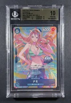 Nami P-112 - One Piece Mini Tin Vol. 2 Asia Region Promo - BGS 10 - Image 1