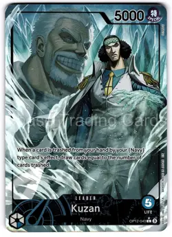 Kuzan OP12-040 Leader Alt Art Legacy of the Master One Piece Mint NM - Image 1