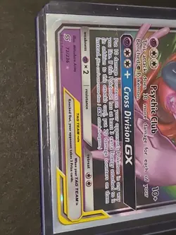 Pokemon Espeon & Deoxys GX TAG TEAM Ultra Rare Holo Card Sm-Unified Minds 72/236 - Image 2