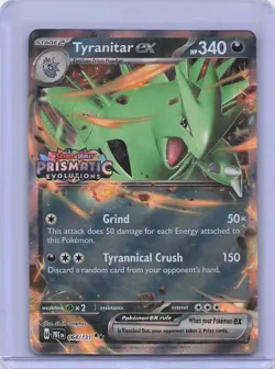 Tyranitar ex (Prismatic Evolutions Stamp) Double Rare Miscellaneous Cards & Prod - Image 1