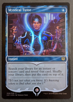 MTG Card - 1x Mystical Tutor - Signature Spellbook: Jace - NM/LP - Magic 006/008 - Image 1
