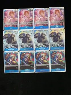 2025 One Piece S-Chinese Card Game OP11-051 SR OP09-046 Sanji Holo Lot*12 LU57 - Image 1