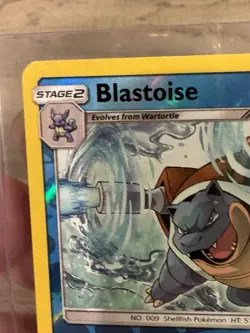 Pokemon Card Blastoise REVERSE HOLO RARE 25/181 SM Team Up 2019 - Image 2