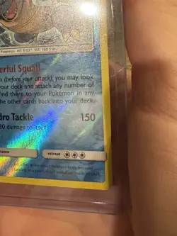 Pokemon Card Blastoise REVERSE HOLO RARE 25/181 SM Team Up 2019 - Image 4