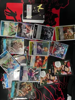 Used One Piece tcg Card Game Cards Collection Mixed Lot As Seen - Image 1