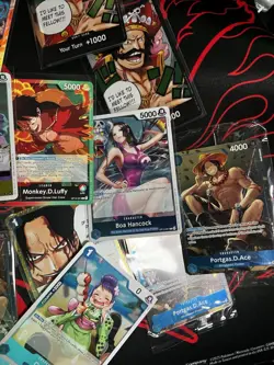 Used One Piece tcg Card Game Cards Collection Mixed Lot As Seen - Image 4
