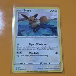 Pokemon TCG Eevee Shining Fates 052/072 Common Card - Image 1