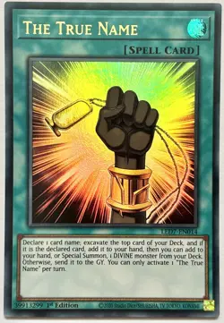 LED7-EN014 The True Name - Ultra Rare 1st Edition Near Mint YuGiOh Card - Image 1