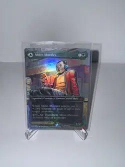 Miles Morales (0200) (Borderless) Marvel's Spider-Man Foil MTG - Image 1