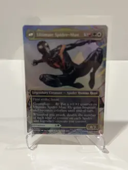 Miles Morales (0200) (Borderless) Marvel's Spider-Man Foil MTG - Image 2