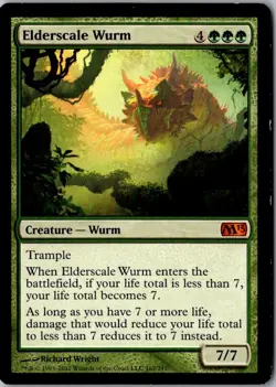 Magic 2013 (M13) #167 Elderscale Wurm - Image 1