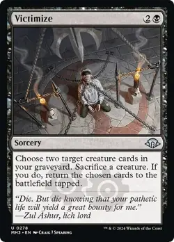 VICTIMIZE X 4 N/M MODERN HORIZONS 3 MAGIC THE GATHERING - Image 1