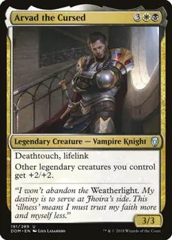 Arvad the Cursed [Dominaria] Magic MTG - Image 1