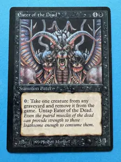 1994 Magic the Gathering - Eater of the Dead - Summon Eater - The Dark MTG - LP - Image 1
